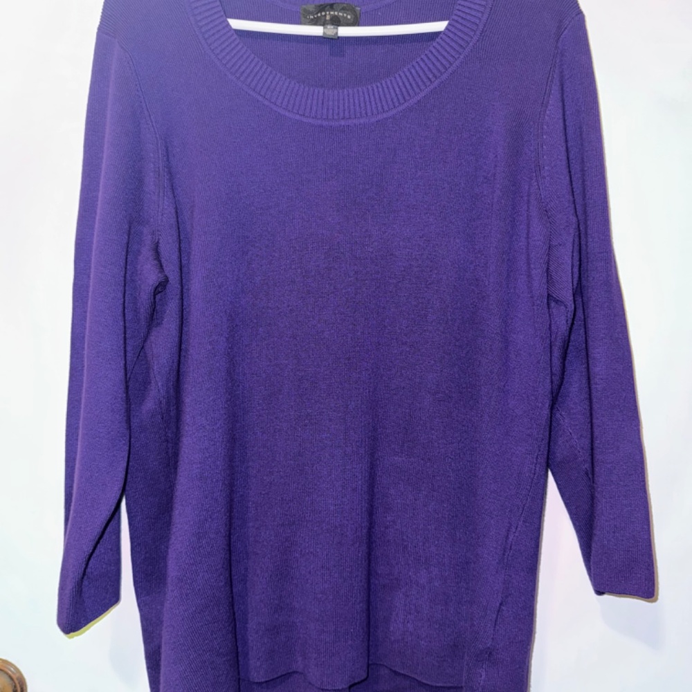 Investements II | Purple Sweater | Size 2X